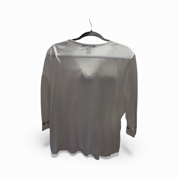 Christmas top, size 1X, 3/4 sleeve - Picture 2 of 9